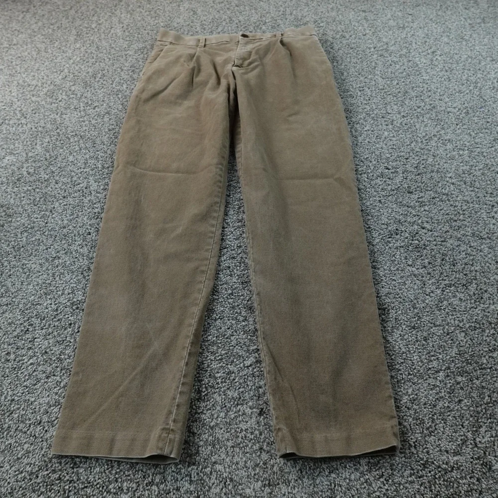 Banana Republic‎ Pants Mens 31X30 Brown Traveler Chino Trouser Relaxed Tapered